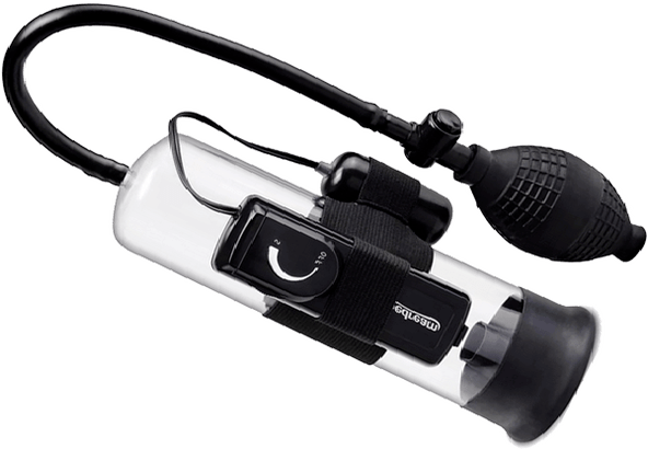 Bomba de baleiro con vibrador para aumentar o tamaño e o pracer do pene