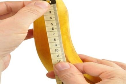 a medición do plátano simboliza a medición do pene